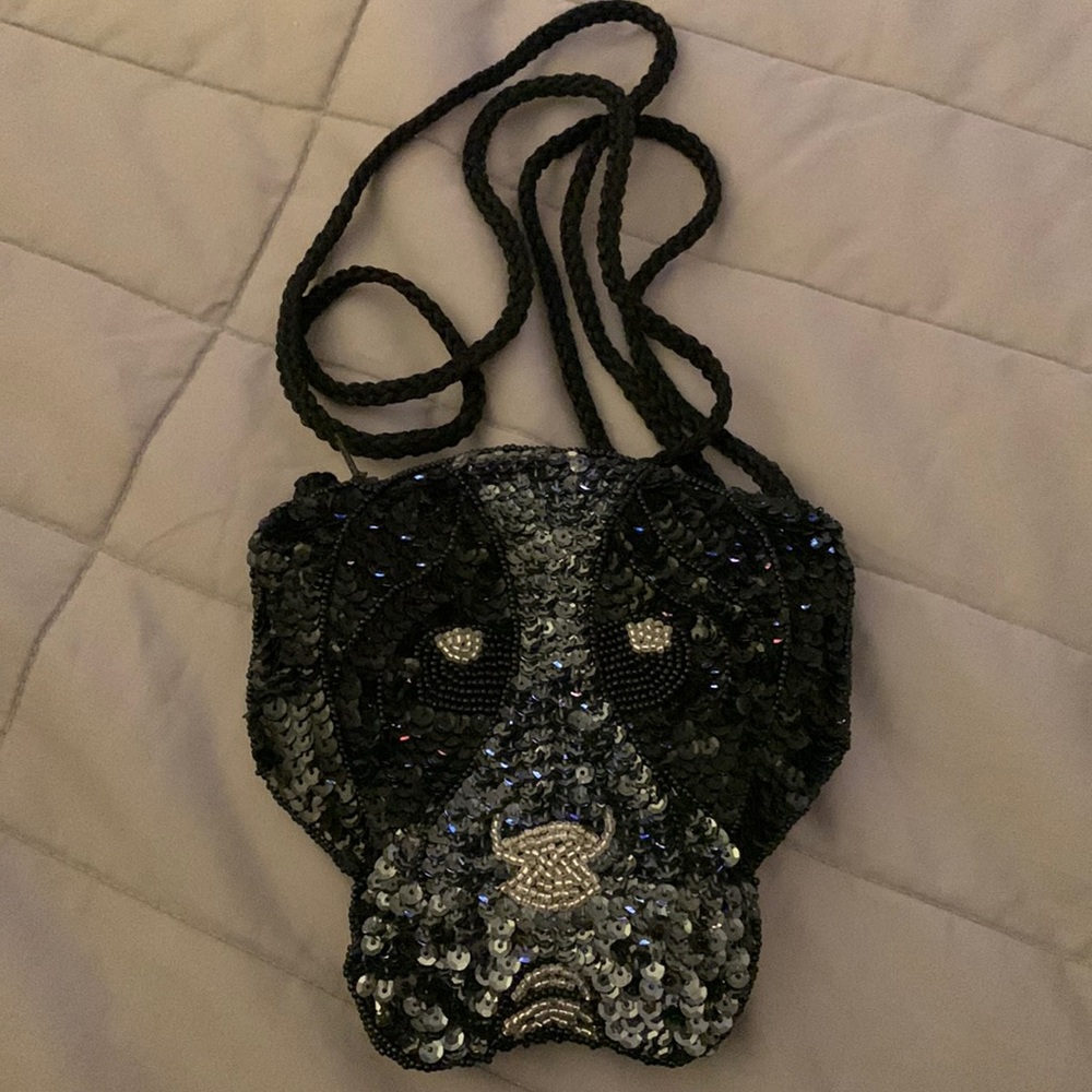 Sequin purse